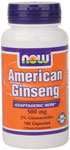 NOW Foods American Ginseng 500 mg 100 Capsules