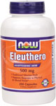 NOW Foods Eleuthero (Siberian Ginseng) 500 mg 100 Capsules