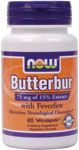 NOW Foods Butterbur with Feverfew 60 Vcaps