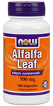 NOW Foods Alfalfa Leaf  500 mg 100 Capsules