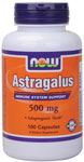 NOW Foods Astragalus 500 mg 100 Capsules