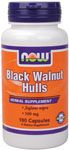 NOW Foods Black Walnut Hulls 500 mg 100 Capsules