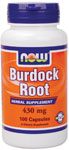 NOW Foods Burdock Root 430 mg 100 Capsules