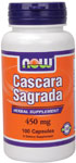 NOW Foods Cascara Sagrada 450 mg 100 Capsules