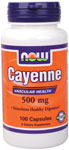 NOW Foods Cayenne 500 mg 100 Capsules