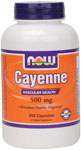 NOW Foods Cayenne 500 mg 250 Capsules