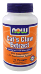 NOW Foods Cats Claw Extract 120 Capsules