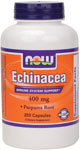 NOW Foods Echinacea 400 mg  250 Capsules