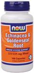 NOW Foods Echinacea & Goldenseal Root 100 Capsules