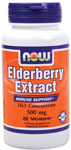 NOW Foods Elderberry Extract 500 mg 60 Vcaps