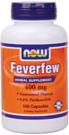 NOW Foods Feverfew 400 mg 100 Capsules