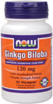 NOW Foods Ginkgo Biloba 120 mg 50 Vcaps