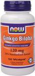 NOW Foods Ginkgo Biloba 120 mg 100 Vcaps