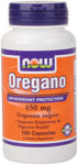 NOW Foods Oregano 450 mg 100 Capsules