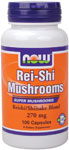NOW Foods Rei-Shi Mushrooms 270 mg 100 Capsules