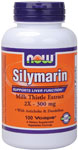 NOW Foods Silymarin Milk Thistle Extract  300 mg 100 Vcaps