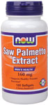 NOW Foods Saw Palmetto Extract 160 mg 120 Softgels