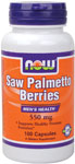 NOW Foods Saw Palmetto Berries 550 mg 100 Capsules