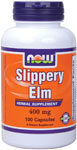 NOW Foods Slippery Elm 400 mg 100 Capsules