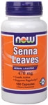 NOW Foods Senna Leaves 470 mg 100 Capsules