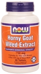 NOW Foods Horny Goat Weed Extract 750 mg 90 Tablets