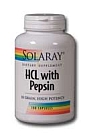 Solaray  High Potency HCl with Pepsin  100 Capsules